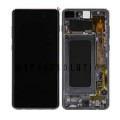 Samsung S10  OLED and Touch Screen Assembly with frame [Black]